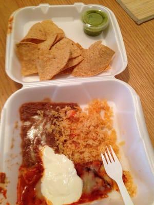 Enchilada kids meal