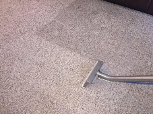 Some carpet and tile & grout pictures taken during our Hot Water Extraction cleaning process