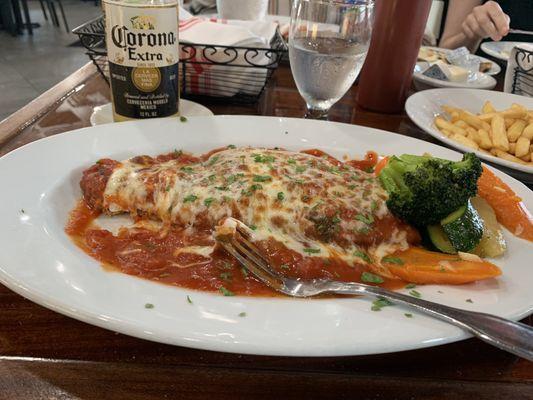 Chicken parmigiana