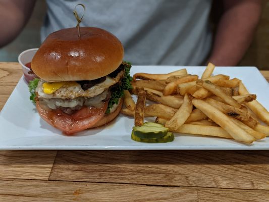 The Hangover burger