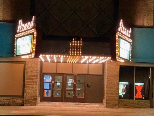 The Front of The Strand Marquee