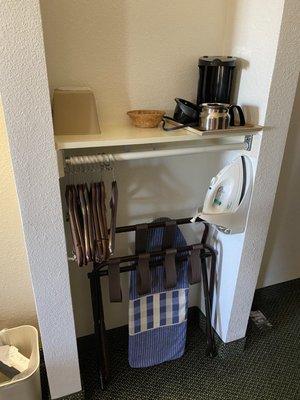 Coffee station  no outlet