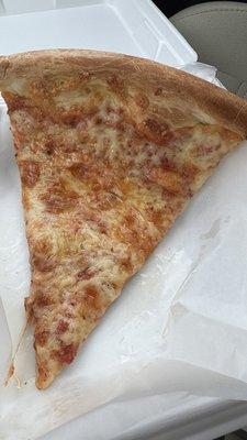 Slice of cheese pizza