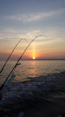 GETTING READY TO DROP THOSE LINES - BIG BIRD CHARTERS