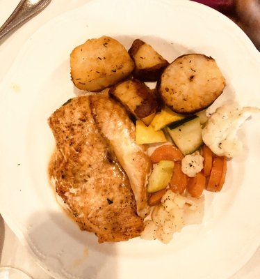 Salmon potato vegetable