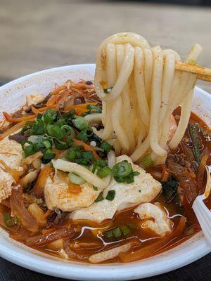 Spicy Tofu Udon - Anne