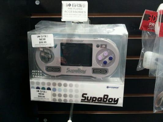 One of the coolest things ever, a portable SNES!! :)