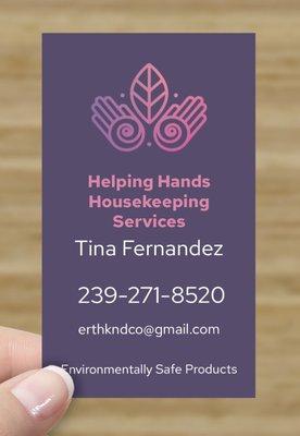 Helping Hands Housekeeping services