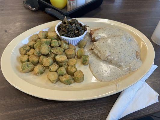 Chicken fried pork tenderloin