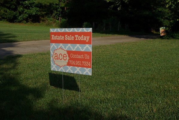 ACE Estate Sale Sign