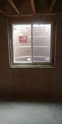 Egress window installed with Alliance window