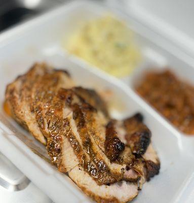 Grilled pork tenderloin