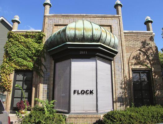 FLOCK building is a 1920's Moorish Revival style and recognized as a historic property by the city of Minneapolis