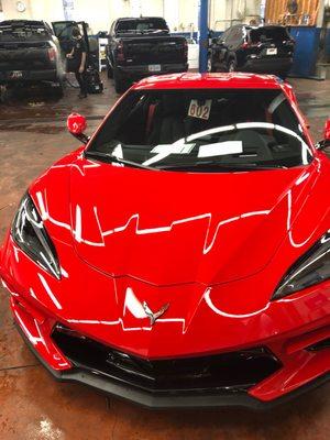 Ceramic Pro 9h Permanent Paint Protection on this stunning 2020 Corvette.