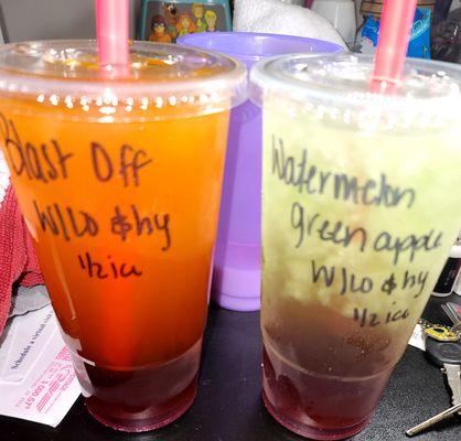 Our drinks