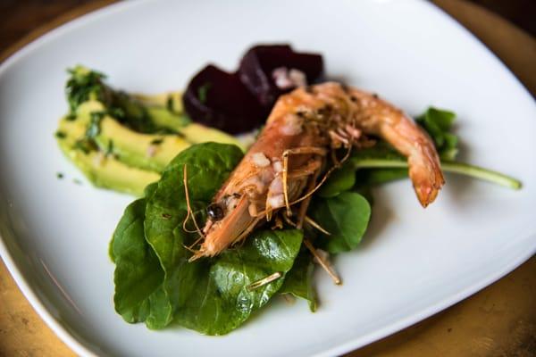 Peppered Moon Salad
 Prawn Avocado