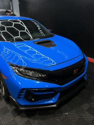 2022 Honda civic Type R full ceramic window tint