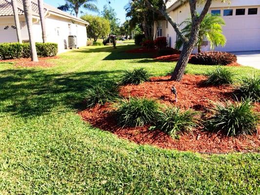 Mowses installs mulch and landscapes.