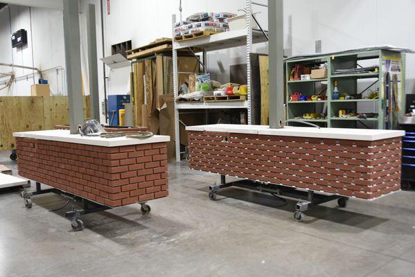 From concept to completion, we manufacture all signage in our shop - including brick monument signage.  We do it all!