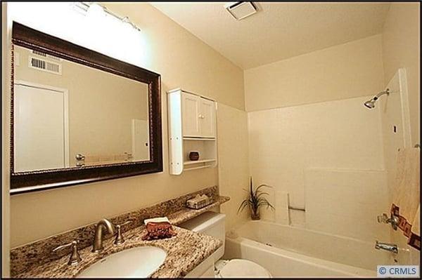 The bathroom in my first home purchase! Thank you CW for your hard work! #sohappy