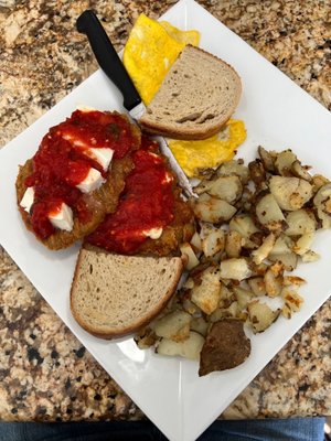 Pappy's Italian Chicken Fried Steak Special