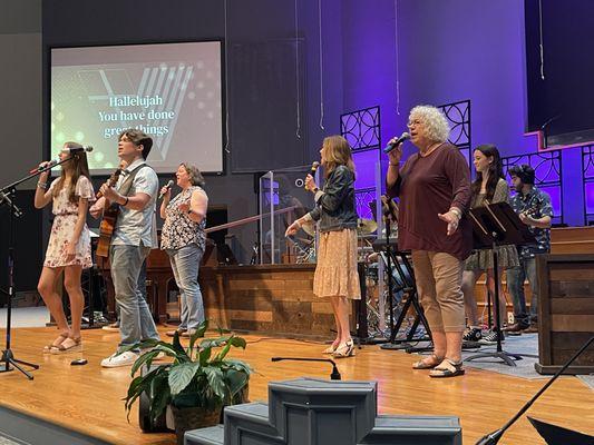 Student and Adult Worship Teams, May 2024