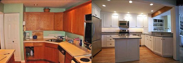 Before and After Kitchen Remodel