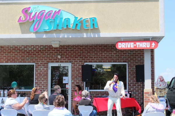 Grand opening event featuring 'Elvis'!