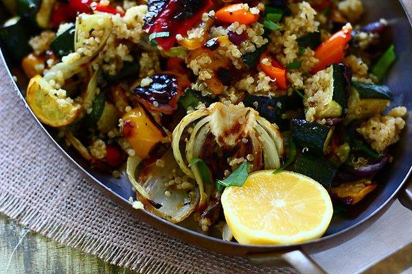 Roasted Vegetables and Quinoa