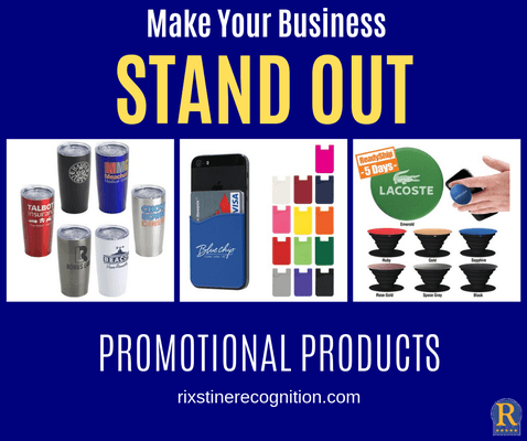 Promotional products boost your brand's awareness and success. Shop at Rixstine for thousands of promotional products.