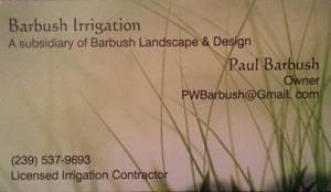 Barbush Irrigation