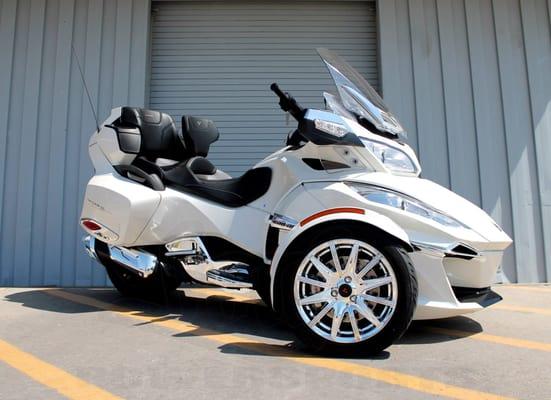 Come check out our knowledgeable staff on the Can-Am Spyder!