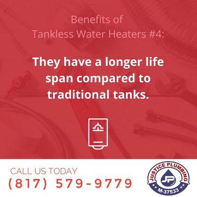 Benefits of Tankless water heaters #4