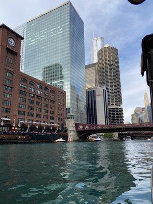 View from the Chicago River.