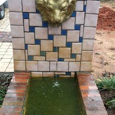 Tile and Brick, block, water fountain