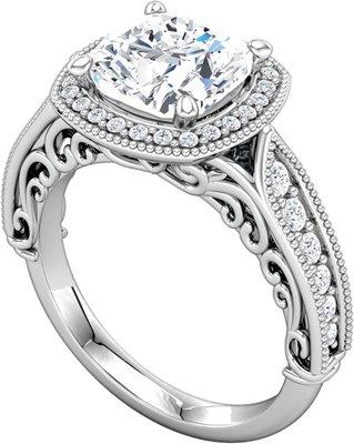 Custom Diamond Engagement Ring