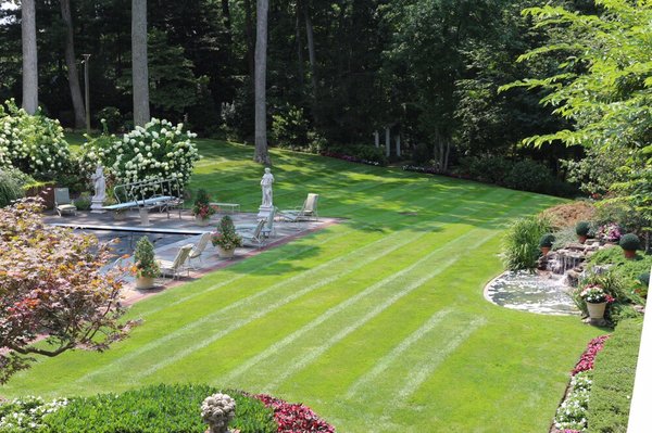 Beautiful, healthy and very well maintained lawn, requires different approaches from lawn care applications to proper ways to mow.