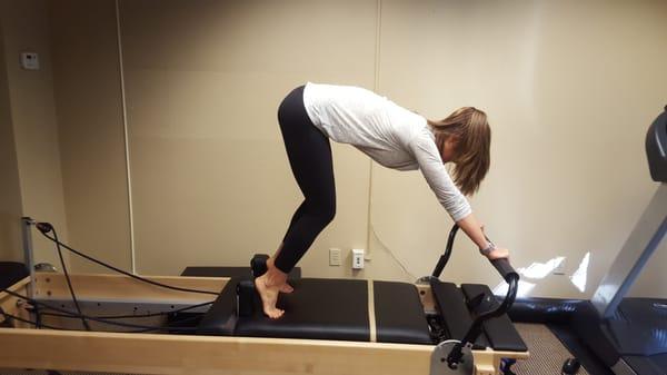 practicing pilates makes a body strong!