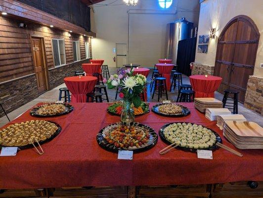 I hosted a go to market event in Redwood city - Cuisinestyle catered it with elevated hors d'oeuvres. The attendees loved the food!