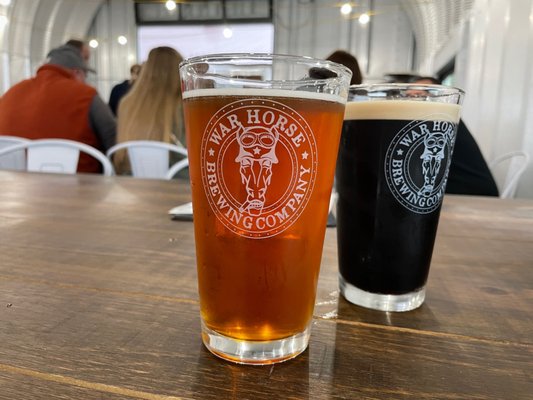 Beer in the "airplane hangar"