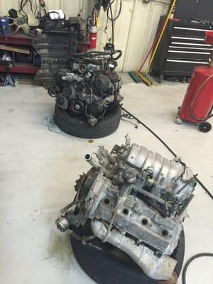 Just your standard engine replacement 3 year 36000 mile warranty!