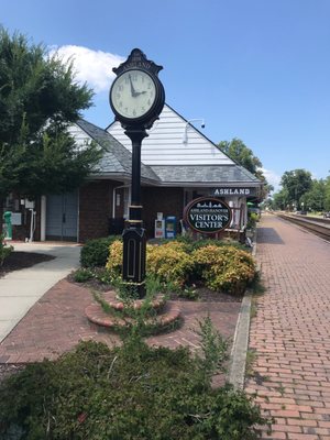 Visitors center and train stop