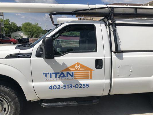 Service Truck - Titan Garage Doors NE (Omaha)