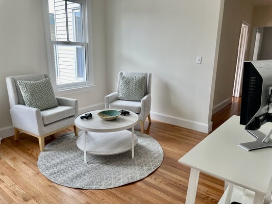 Sitting room staging