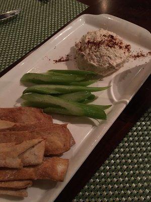 Smoked trout dip! Hear me out, it was smoky, creamy, and yummy!