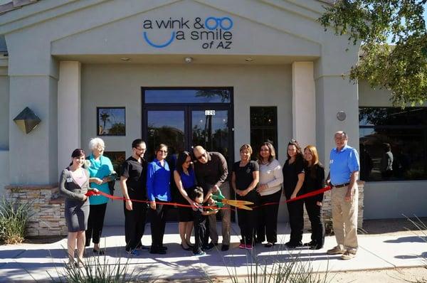 Ribbon cutting