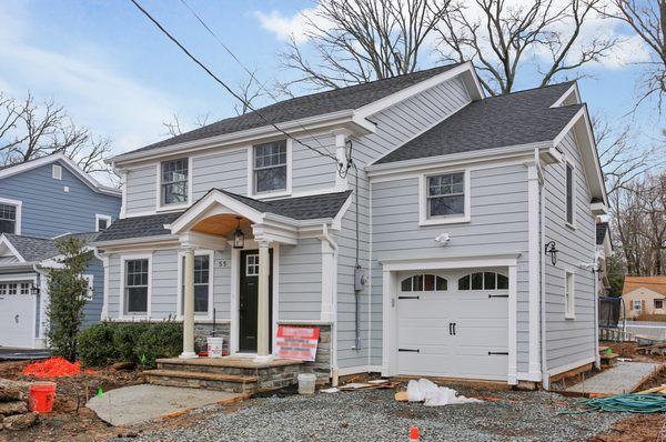 Exterior shot of one of our houses in Chatham NJ.