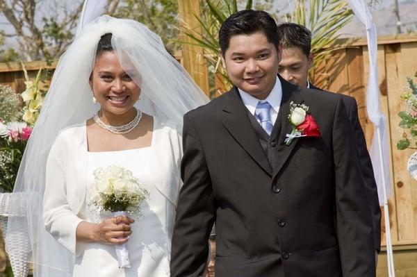 A beautiful garden wedding at the STARR Mansion.