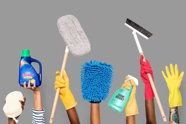 Various tools used for cleaning!