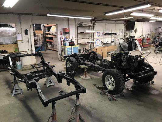 1999 Jeep Wrangler frame replacement